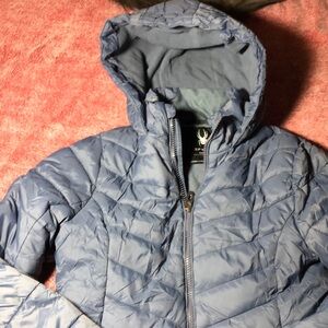 Spyder girls long full zip hooded jacket LG 12/14